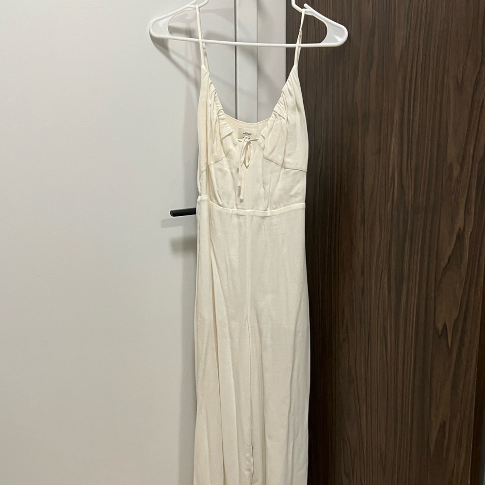 Aritzia Cream Jumpsuit
